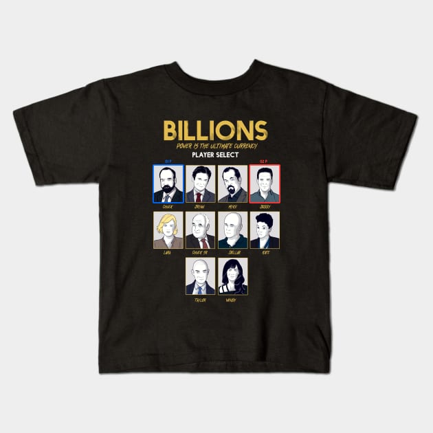 Billions Kids T-Shirt by Eoli Studio